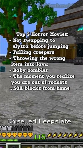 The Worst Scenarios in Minecraft #minecraft #minecraftshorts #minecraftmemes