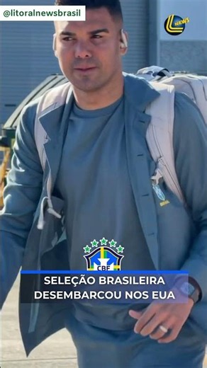 BRAZIL HAS ARRIVED FOR THE CUP! 🇧🇷⚽️ Let’s go for the sixth title in the USA! 🏆🤩#nationalteam