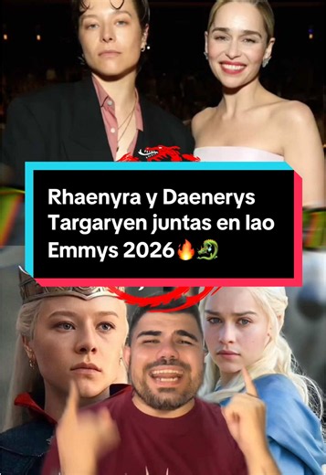 Juntaron a las dos reinas Rhaenyra y Daenerys Targaryen para presentar un premio en los Emmys 2026🏆 Sólo les faltó decir “Dracarys”🔥🐉 #creatorsearchinsights #daenerystargaryenbooks #daenerystargaryen #rhaenyratargaryen #emiliaclarke