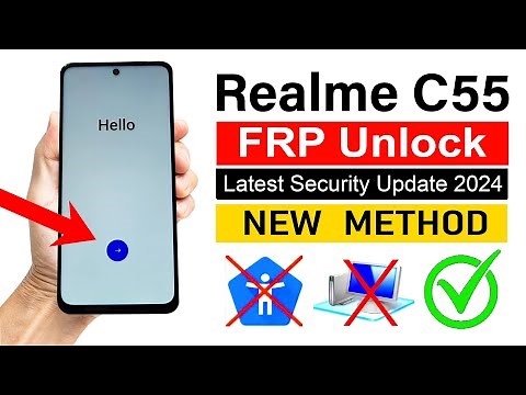 Realme C55 (RMX3710) Google Account Bypass ANDROID 13 (Without Computer)