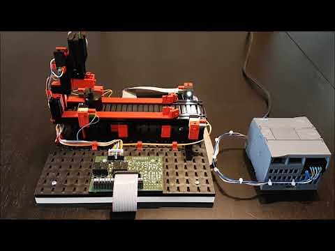 Fischertechnik Industrie Modell SPS 24V förderband mit Stanze Anfängermodell
