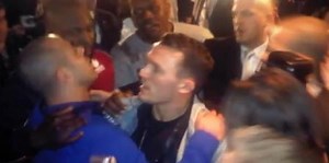 British Heavyweight Boxing: Dereck Chisora Brawls With David Haye At Press Conference!