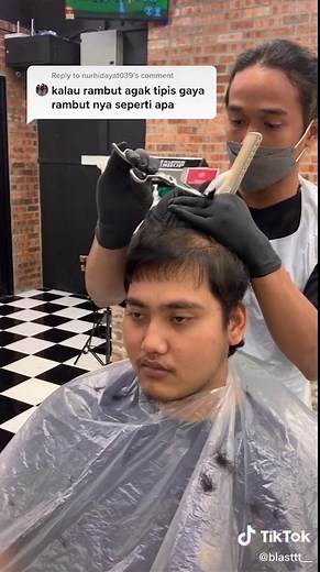 Gaya Rambut French Crop untuk Rambut Nipis Lelaki