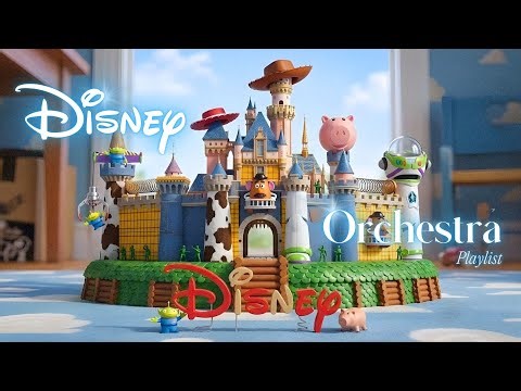Disney Happy Symphony 🚀 Mood Boosting Music for Cleaning & Work | Toy Story Castle Vibe