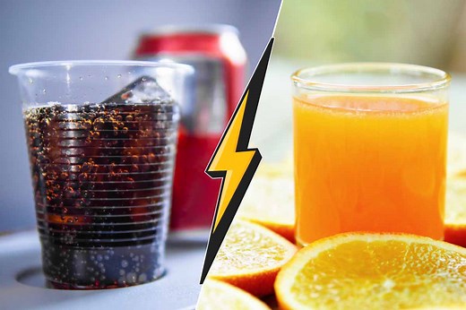 Soda VS jus de fruits : quel est le plus sucré des deux ? La réponse pourrait bien vous surprendre !