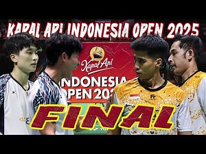 FINAL KAPAL API Indonesia Open 2025 Live Stream Badminton