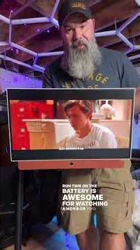(TV) The best thing about a portable TV is realizing how many places you’ve wanted a TV where there