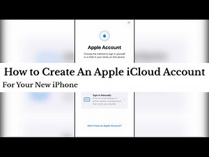 How to Create New Apple iCloud Account for Your New iPhone ​⁠​⁠