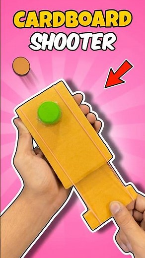Make a Amazing Cardboard Shooting Toy | Cardboard Gun 🤩#shorts
