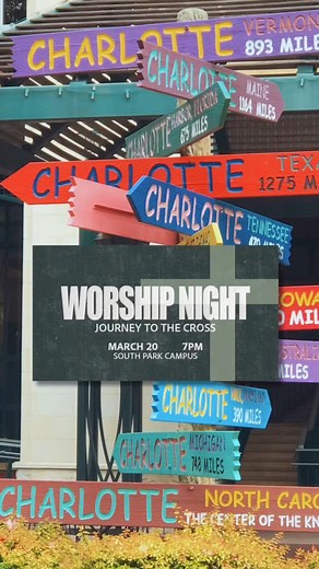 All roads lead to Forest Hill South Park this Thursday! Join us this Thursday at 7PM for an unforgettable Worship Night at Forest Hill South Park!  Every campus, one room, one voice—lifting high the name of Jesus together. Don’t miss this powerful night of praise, encouragement, and celebration!  | Forest Hill Church | Facebook