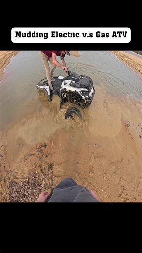 Mudding Electric v.s Gas ATV part 2 #kylecullen