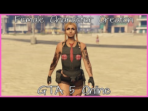 GTA V Online | My Beautiful Female Character Creation | Queeniia