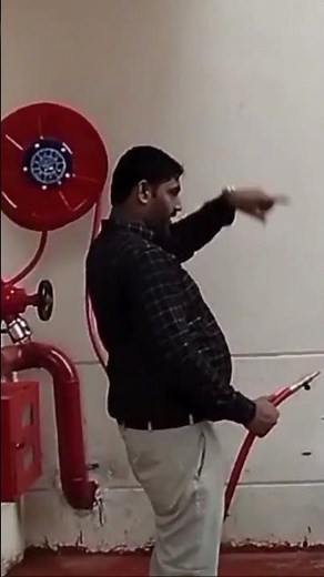 fire hose reel installation and demo /fire fighting system installation/hose reel demonstration