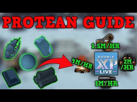 The BEST Way to Use ALL Protean Items for BIG EXP Gains On Double EXP.. (Easy & AFK) - RS3