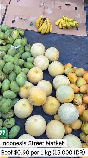 It’s mango season in Indonesia, so many varieties of mangoes