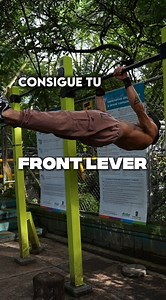 El mejor tutorial para comenzar el front lever #calistenia #workout #fitness #frontlever | Valentino