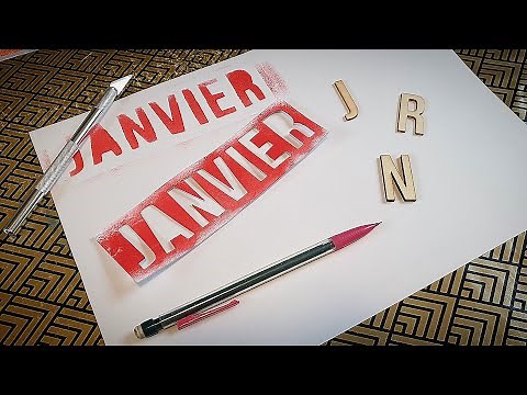 TUTO #38: Comment réaliser des pochoirs