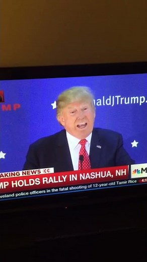 Baba Booey at a Trump rally