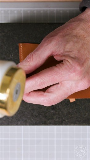 28K views · 189 reactions | Want cleaner, flatter stitches? The Thread Tamping Tool is made for the job. Its polished end closes up pricking iron holes and presses thread flat without marking your leather—giving your stitching that crisp, finished look. Simple, safe, and effective. | Rocky Mountain Leather Supply | Facebook