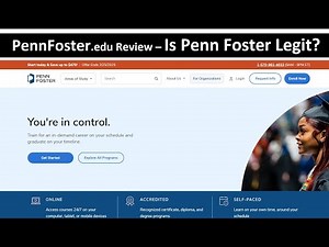 PennFoster.edu Review – Is Penn Foster Legit? Accredited Online School