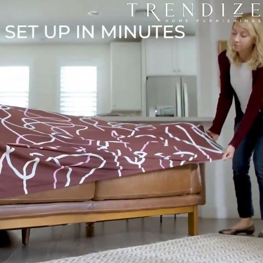 Trendize Elastic Stretchable Sofa Covers | L Shape Sofa Covers | Sectional Sofa Covers |