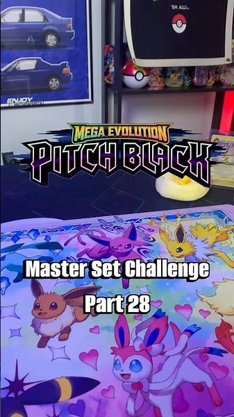 Is Building a Master Set Easy? | Pokémon TCG Pitch Black Master Set Part 28