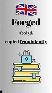 How to Pronounce Forged in English British Accent #learnenglish #learnenglishtogether