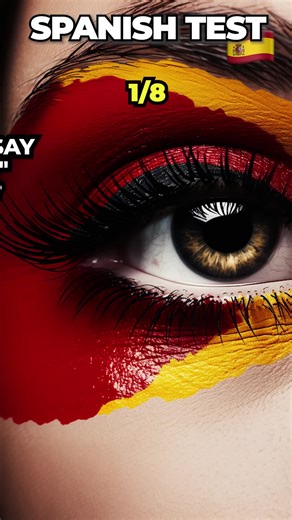 💃 Test your spanish level. what is your score ? #spanishquiz #spain🇪🇸 #spanish #learnwithtiktok #quiztime #quizz