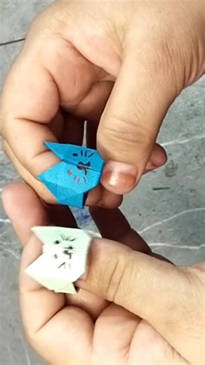 #diy #origami #paper #finger #ring #...