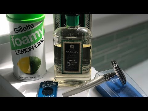 The '3 Decades Shave' - Using Real Vintage Shaving Products from the 50's, 60's and 70's