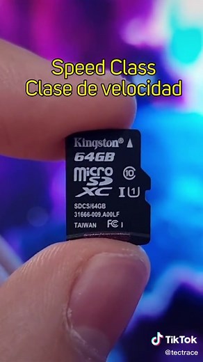 Clase de velocidad y uso de microSD y SD