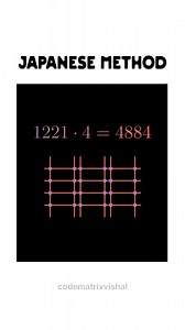 5K views · 30K reactions |  Using Japanese method solution of multiplication questions. #japanese #math #mathmatics #solutions #codematrixvishal | Codematrixvishal | Facebook
