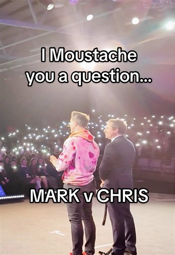 Comment below ⬇️ Whose is better? 👨🏻‍🔬 v 🤵🏻‍♂️ Mark or Chris…. #StripeYSTE #STEM #Moustache #fyp #funny