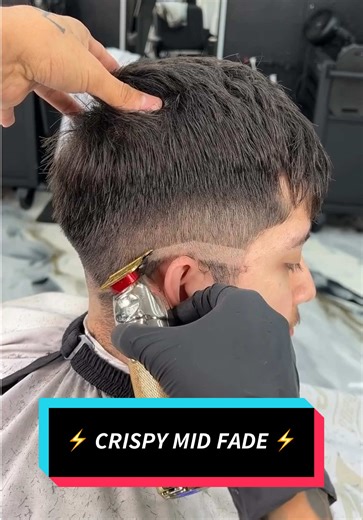 The ULTIMATE MID FADE Tutorial 💈⚡️ Barber Tutorial Step by Step 📝✨ ASMR Sounds 🎶 Barber 📱 @statikdidit #barberlife #fyp #asmrsounds #taperfade #tutorial