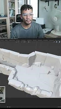 Simple #leveldesign block-out in Blender