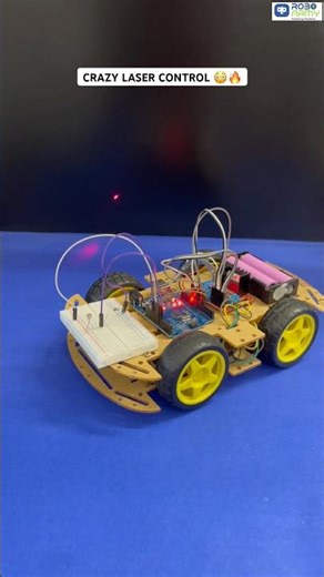 Laser-Controlled Car 🚗🔦Move your car just by pointing a laser!#roboarmy #arduino #arduinoprojects