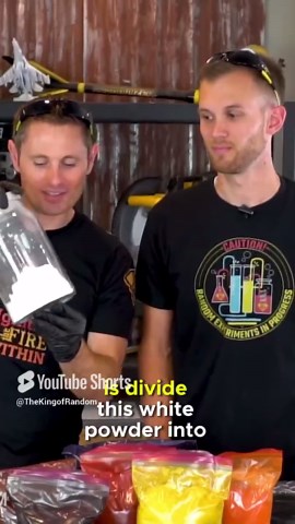 Creating colored smoke with this simple DIY demonstration method