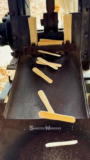 How Ice Cream Popsicle Sticks Are Made: Fascinating Process | Smartest Workers
