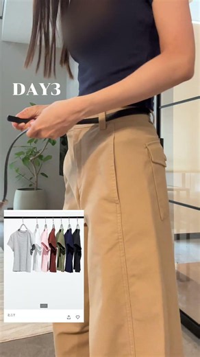ユニクロのジャージーバレルレッグパンツ着回し5days♡ #code #ユニクロ #uniqlo #ootd #夏服