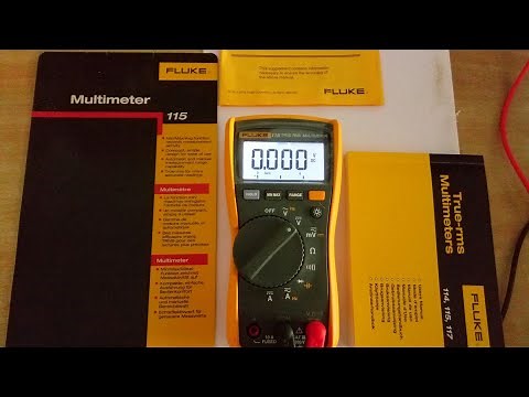 Unboxing FLUKE 115 TRUE RMS multimeter #multimeter #fluke