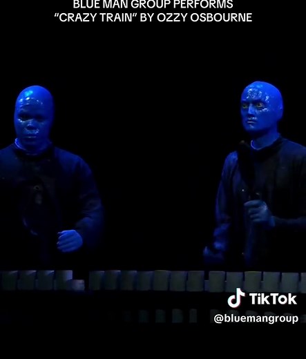 Blue Man Group's Unique Take on 'Crazy Train'