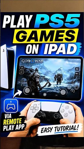 Play PS5 On Your iPad 🎮🔥 #gamingshorts