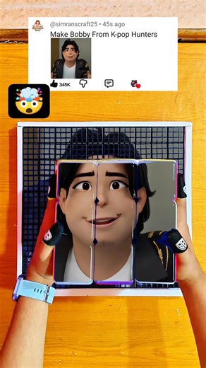 Bobby Made By Rubik's Cube 🤯😱 #viral #rubikscube #shorts 😊😊