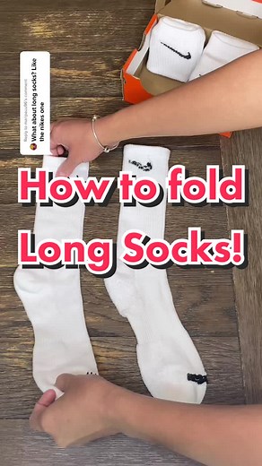 How to Fold Long Socks Easily