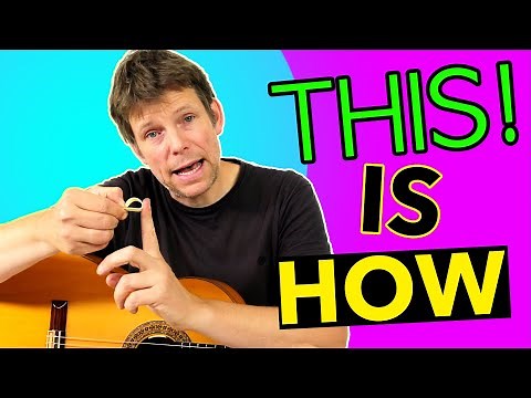 [EASY] How To Quickly Adjust Your Thumb Pick [Guitar Lesson]