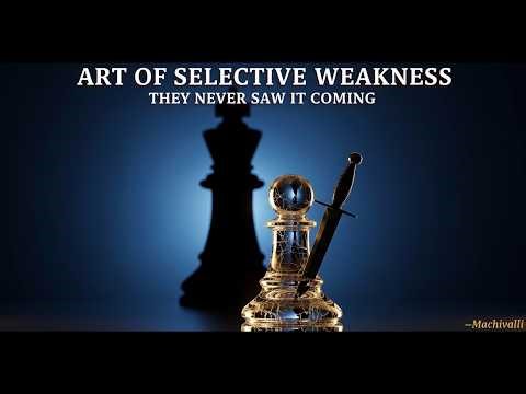 The Art Of Selective Weakness