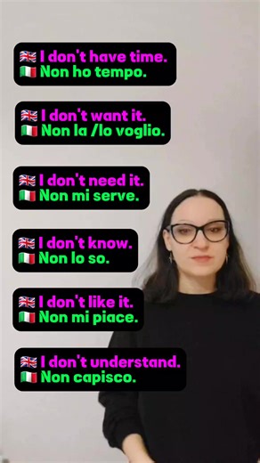 6 Useful Sentences in English and Italian . . . . #italianphrases | Italianwithkati