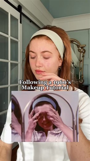 Geena Hunt 🦋 on Instagram: "So many great beauty tips! 1960s makeup tutorial 📽️🎞️ Love these vintage videos @glamourdazeblog ♥️ @armanibeauty luminous silk and @glossier foundation @diorbeauty @diorbeautylovers foundation for under eyes @hourglasscosmetics jellyfish palette @hudabeauty loose powder @onesize powder puff @vaselinebrand Vaseline @tweezerman tweezers @thebkbeauty brush @iliabeauty brow pencil @benefitcosmetics high beam liquid highlight and roller lash mascara @maccosmetics conne