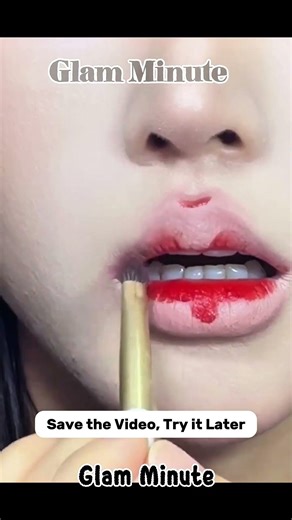 Korean Doll Lips Tutorial 💋 Cute Plump Lip Hack #Shorts #koreanmakeup #liptutorial #liphack
