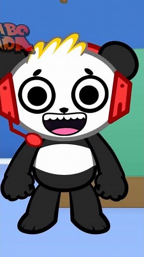 Combo Panda Reads Ryan's World Book!